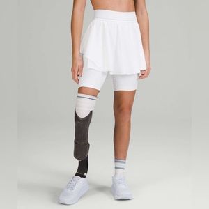 Lululemon Court Rival High-Rise Tennis Skirt
White Size 8